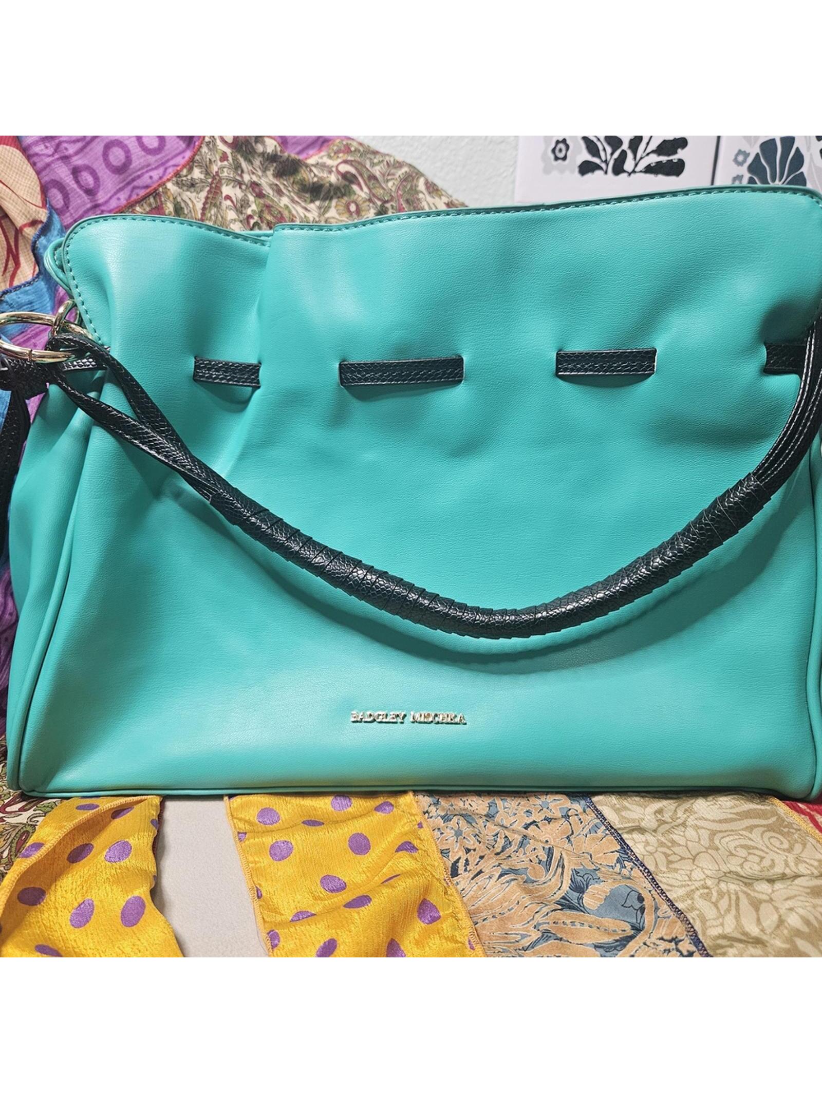 Nwt Bright Turquoise Badgley Miska Shoulder Bag No Call Outs